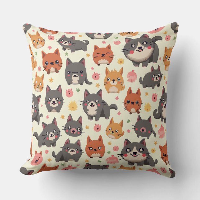 Coussin coussin de caractère mignon (Recto)