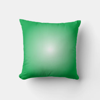 Coussin coussin de dégradé vert