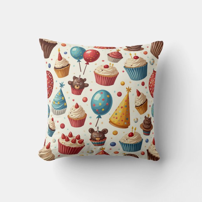 coussin coussin de fête d'anniversaire (Recto)