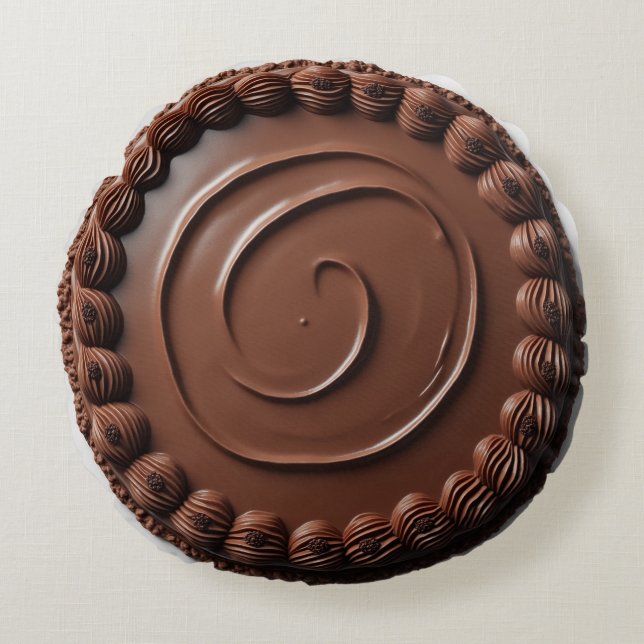 coussin coussin de gâteau chocolat (Devant)