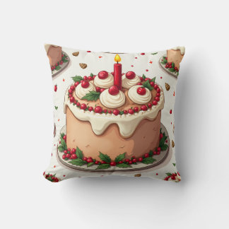 Coussin coussin de gâteau de Noël