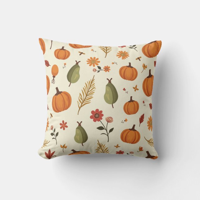 Coussin Coussin de légumes Thanksgiving (Recto)