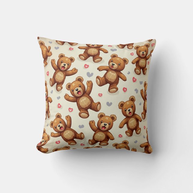 Coussin coussin de l'ours en peluche (Recto)