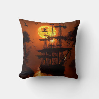Coussin "Coussin de navire pirate fantomatique"