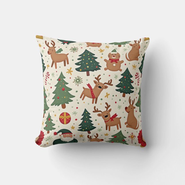 Coussin coussin de Noël mignon (Recto)