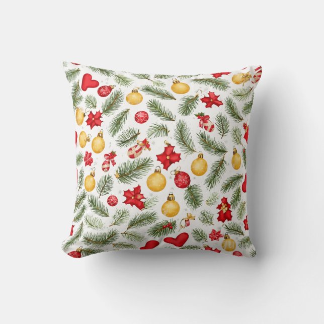 Coussin coussin de Noël simple (Recto)