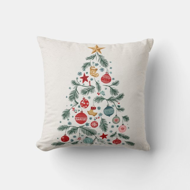 Coussin coussin de Noël simple (Recto)