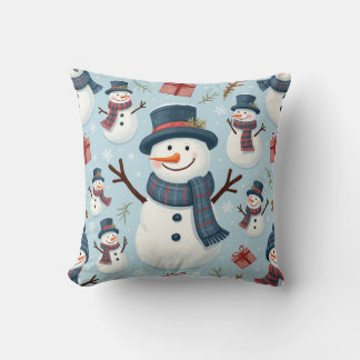 coussin coussin de snowman