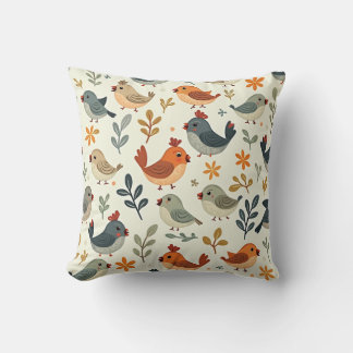 coussin coussin d'oiseau mignon