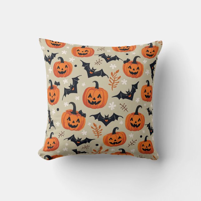 Coussin coussin du jour d'Halloween (Recto)