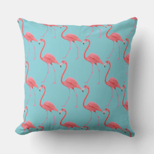 Coussin Coussin-Flamants roses extérieurs de jet