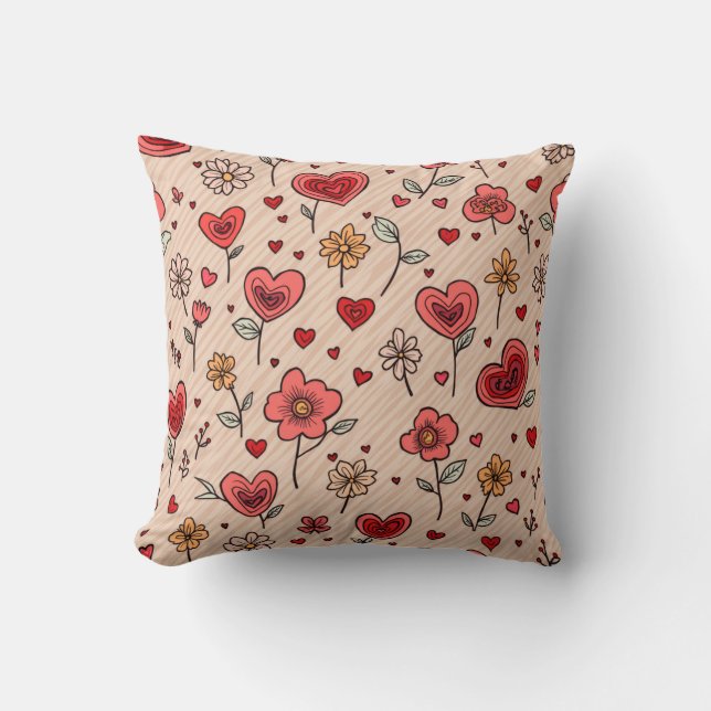 coussin coussin fleur amour (Recto)