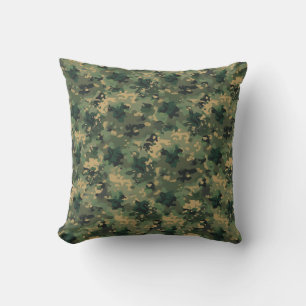 Coussin coussin motif Camouflage