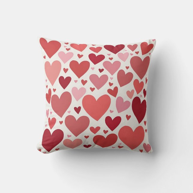 Coussin coussin motif d'amour (Recto)