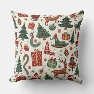 Coussin coussin motif de Noël