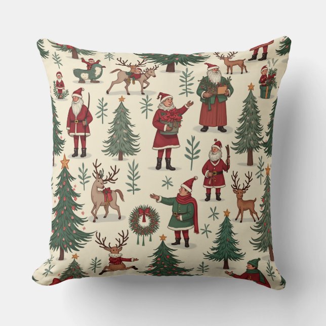 Coussin coussin motif de Noël (Recto)