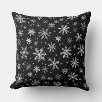 coussin coussin motif neige