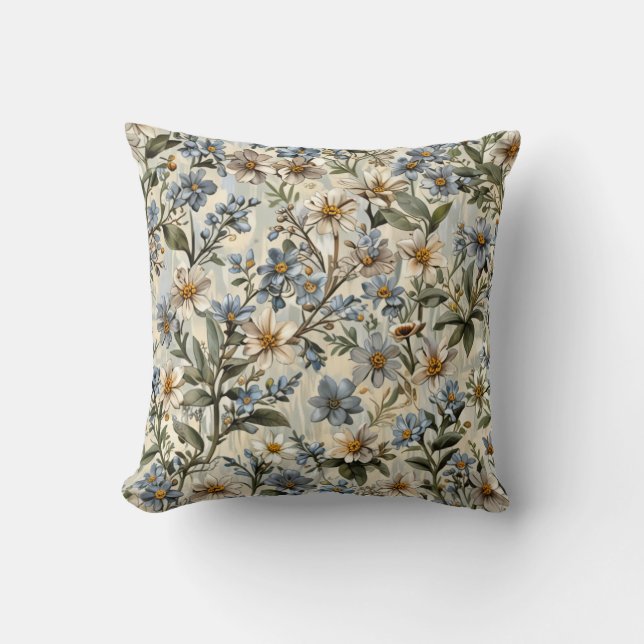 Coussin coussin Myosotis (Recto)