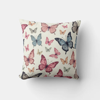 coussin coussin papillon