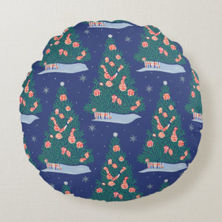Coussin coussin rond de Noël