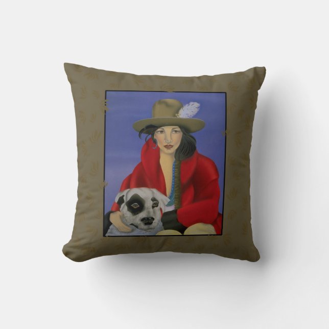 Coussin Coussin, sud-ouest, couleurs vives. (Recto)