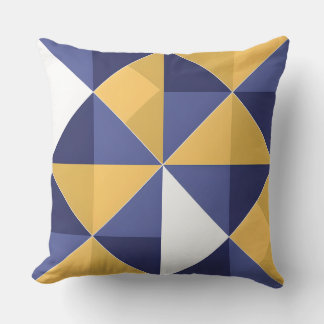 Coussin Couvercle d'oreiller à jet Motif géométrique - mod