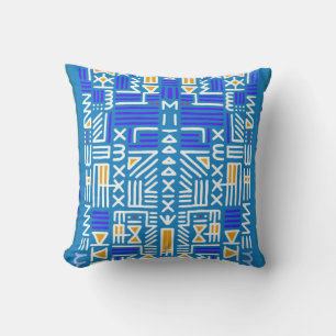 Coussin Couverture de style bleu