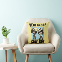 coussin cowboy chibi