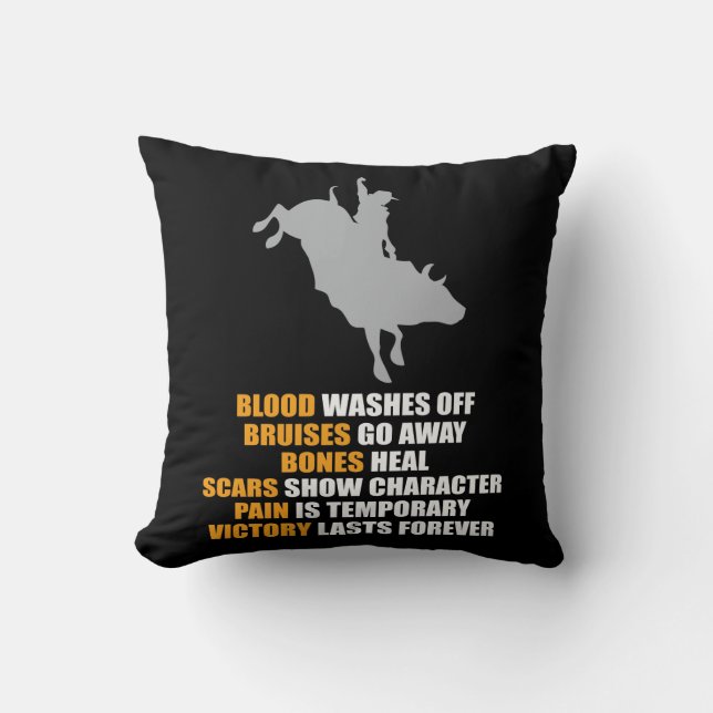 Coussin Cowboy de cavalier de ranch du Texas de rodéo (Recto)