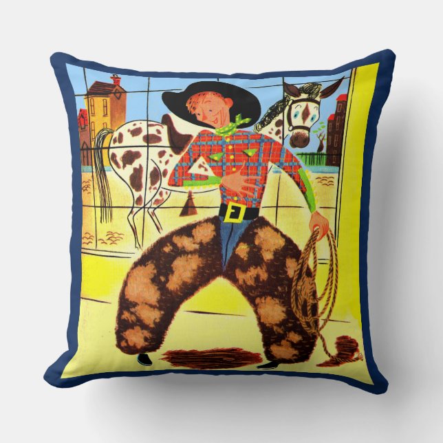 Coussin cowboy mignon (Recto)