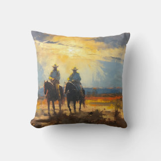 Coussin Cowboy Pillow Western Cushion Wild Pillow