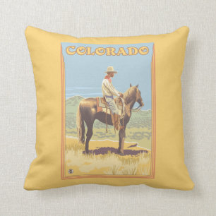 Coussin Cowboy (vue de côté) le Colorado