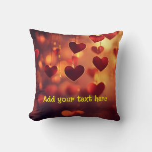 Coussin « Cozy Up with Love » – Personnalisable