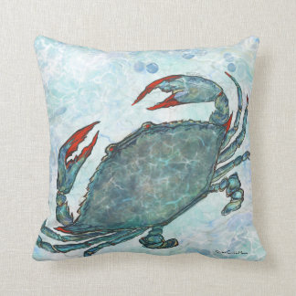 Coussin Crabe bleu