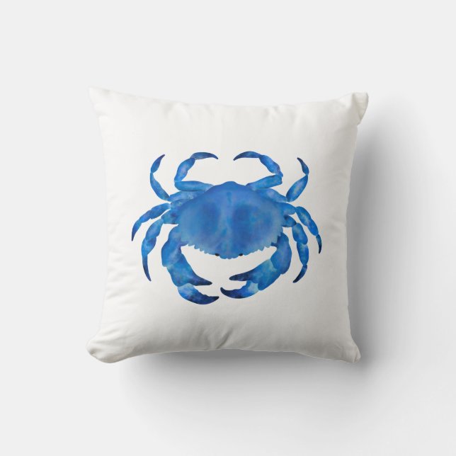 Coussin Crabe bleu (Recto)