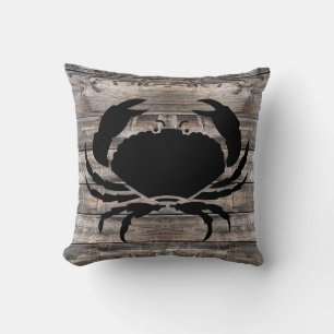 Coussin CRABE nautique rustique