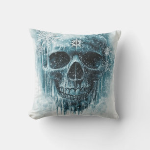 Coussin Crâne de Givre Hivernal