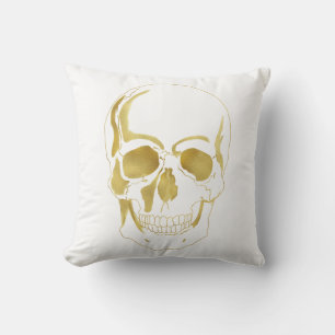 Coussin Crâne d'or