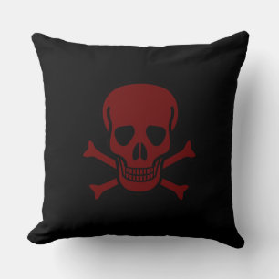 Coussin Crâne et os