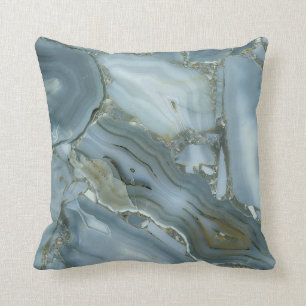 Coussin Craqué gris gris vert bleu marbre texture