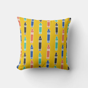 Coussin Crayons colorés Motif