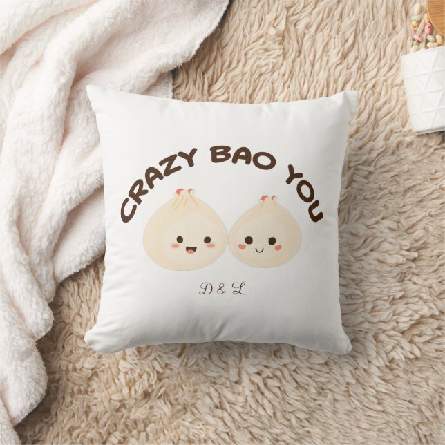 Coussin Crazy Bao You mignon Couple jeter ensemble oreille (Couverture)
