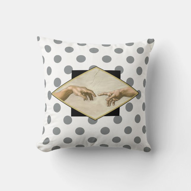 Coussin Création d'Adam Pois (Recto)