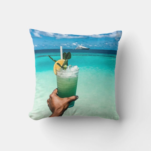 Coussin Créatures de la mer cool (Recto)
