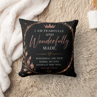 Coussin Créé avec Crainte et Admiration Foi