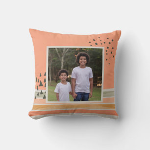 Coussin Créer votre propre photo aquarelle Boho