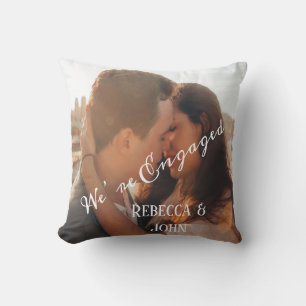 Coussin Créer votre propre photo Nous sommes engagés Coupl