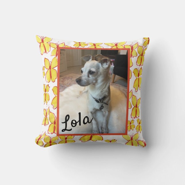 Coussin Créez votre propre animal de compagnie Photo encad (Recto)