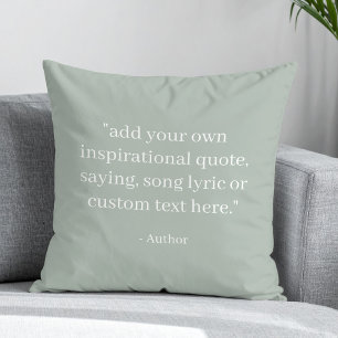 Coussin Créez Votre Propre Citation
