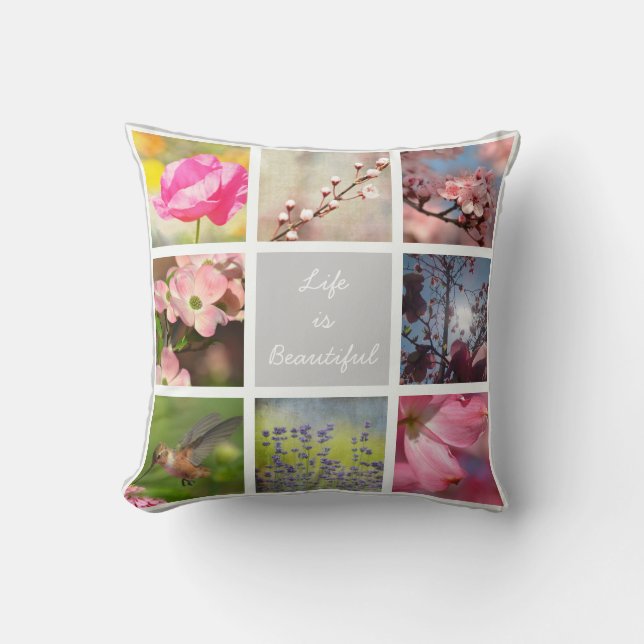 Coussin Créez votre propre collection de photos (Recto)